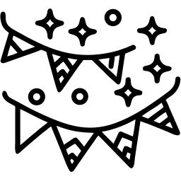 オクトーバーフェストの飾り line アイコン