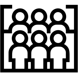 kitle çizgi simge