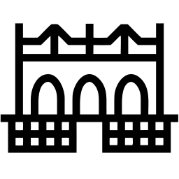 aqueduc line icône