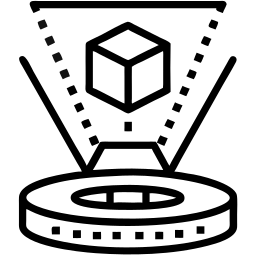 hologram line icon