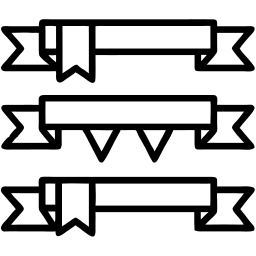 ribbon line icon