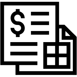 invoice line icon