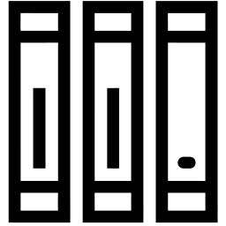 bookshelf line icon