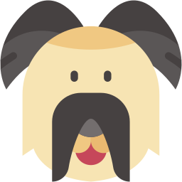 shiba inu datar ikon
