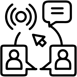 沟通 line 图标