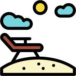 beach chair icon