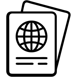 护照 线条 图标