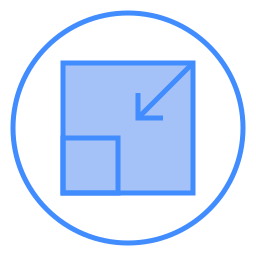 scale two color icon