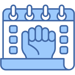 calendar two color icon