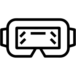 vr headset line icon