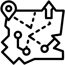 navegação line ícone