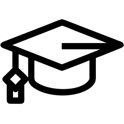 毕业帽 line 图标
