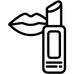 lipstick line icon