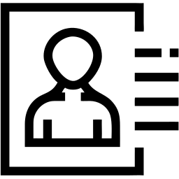 profil utilisateur ligne icône
