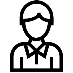 homme d'affaires line icône
