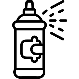 Sprühflasche linie Icon