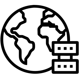 全球网络 line 图标