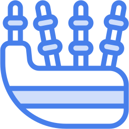 bow and arrow two-color icon