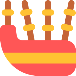 bow and arrow flat icon