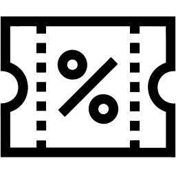 discount line icon