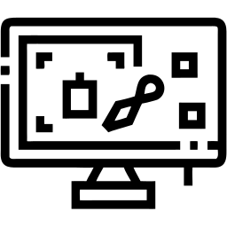 computer line icon