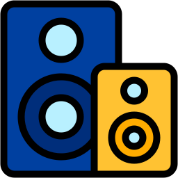 speaker lineal-color icon
