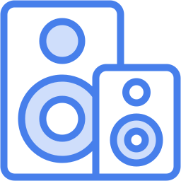 speaker two-color icon
