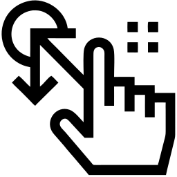 调整大小 线条 图标