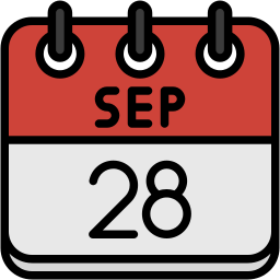 calendar lineal color icon