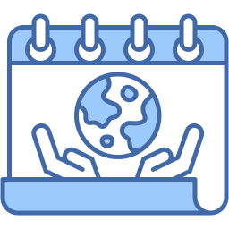 地球日 双色 图标