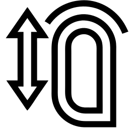 fingerprint line icon