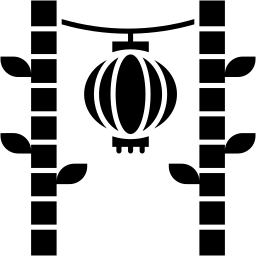 灯笼 填充 图标