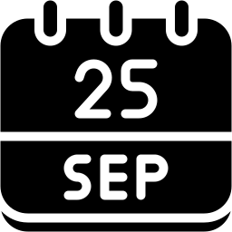 calendar filled icon