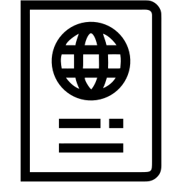 passport line icon