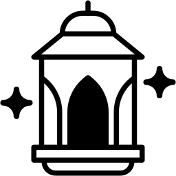linterna de ramadan duotone icono
