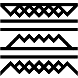 geometric pattern line icon