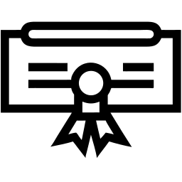 Diplom linie Icon