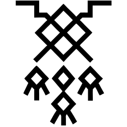 etnografia linha ícone