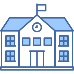 school two-color icon