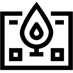 капля крови line иконка
