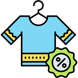 Verkauf lineal farbe Icon