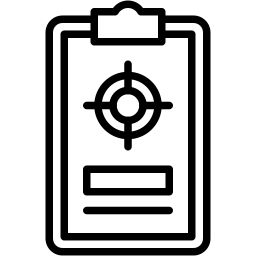 Ziel linie Icon