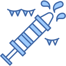 water gun two color icon