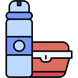 lunchbox lineal color icon