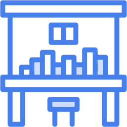 piano two-color icon