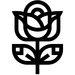 وَردَة خط أيقونة