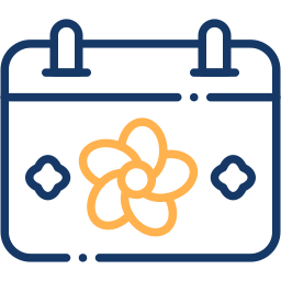 calendar two-color icon