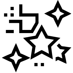 星星 线条 图标