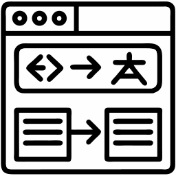 language translate line icon