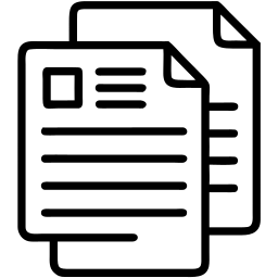 复制 线条 图标